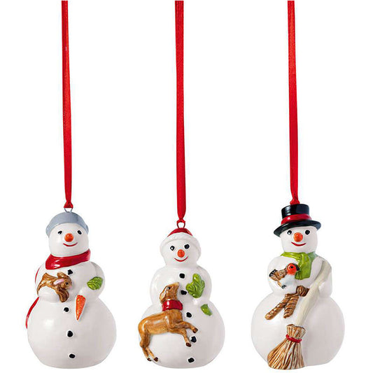Villeroy & Boch Nostalgic Ornaments Sneeuwman 3 Stuks