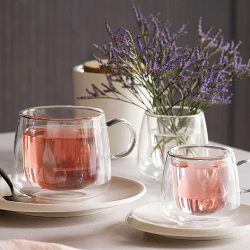 Villeroy & Boch Artesano Hot&Cold Beverages Koffie Glas Dubbelwandig 2 Stuks – Beker Van Villeroy-Boch In Wit Glas