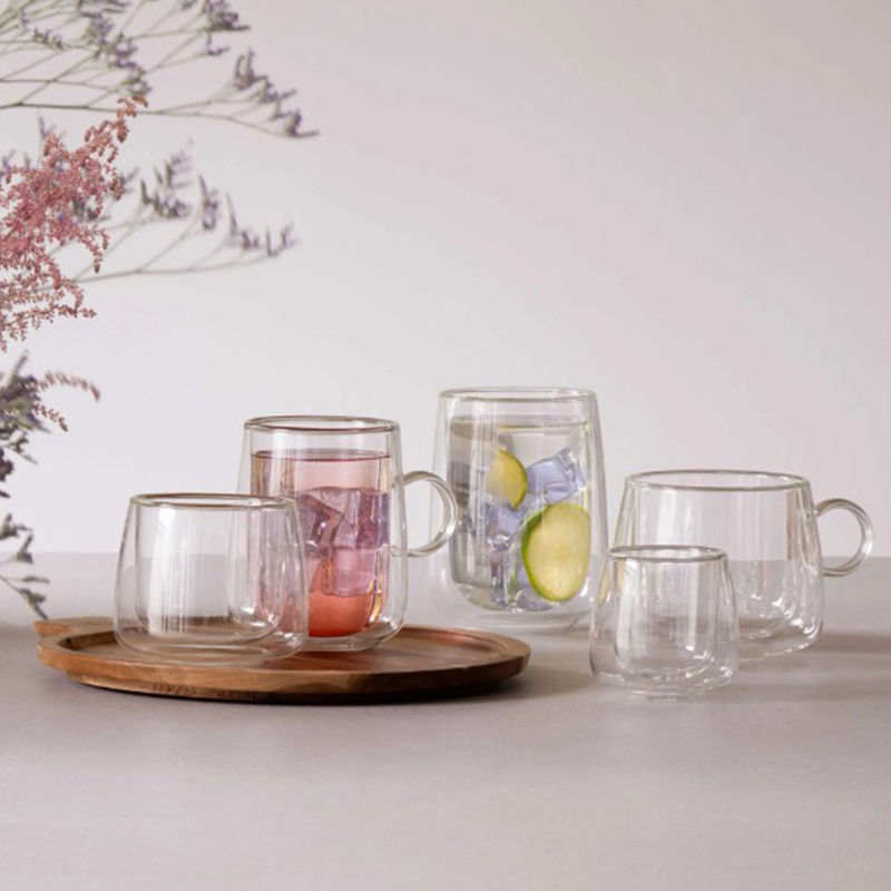 Villeroy & Boch Artesano Hot&Cold Beverages Latte Macchiato Mok Dubbelwandig 36 Cl 2 Stuks – Beker Van Villeroy-Boch In Wit Glas