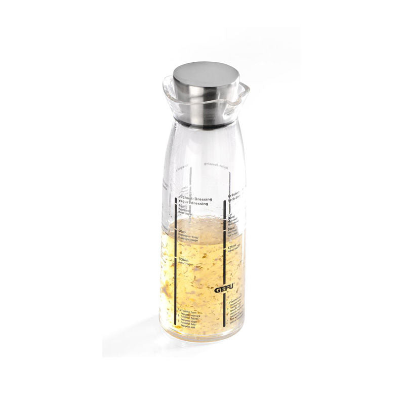 Gefu Mixo Dressingshaker – Dressingshaker Van Gefu In Helder, Groen, Beige Roestvrij Staal, Glas