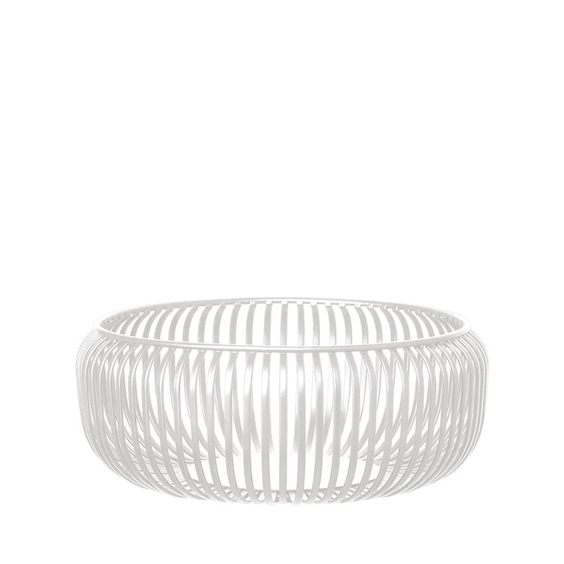 Blomus Lito Mand Wit – Mand Van Blomus In Helder Roestvrij Staal