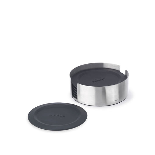 Blomus Lareto Glasnderzetter Zwart 6 Stuks