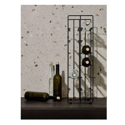 Blomus Pilare Wijnrek 12 Flessen Zwart – Wijnrek Van Blomus In Helder 