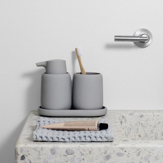 Blomus Sono Tandenpoetsbeker Micro Chip – Tandenpoetsbeker Van Blomus In Helder 