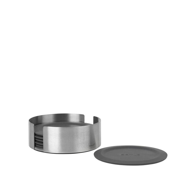 Blomus Lareto Glasnderzetter Magnet 6 Stuks – Glasonderzetter Van Blomus In Groen Roestvrij Staal, Siliconen