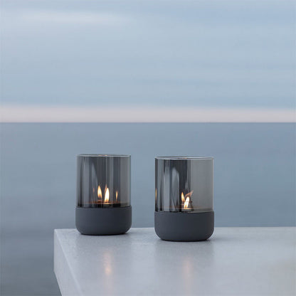 Blomus Calma Windlicht RVS Steel Grey Extra Small 2 Stuks