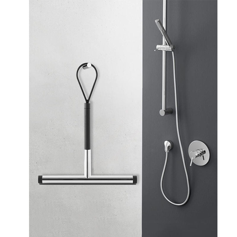 Zack Jaz Douchewisser Rvs 20,5 Cm – Douchewisser Van Zack In Zwart Roestvrij Staal