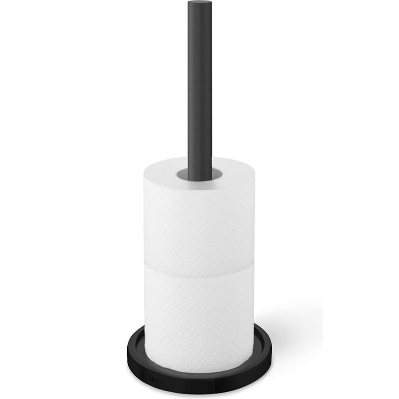 Zack Mimo Reserverolhouder Zwart – Reserverolhouder Van Zack In Zwart Roestvrij Staal