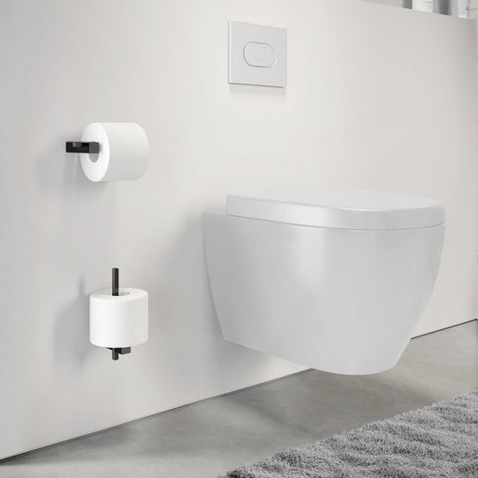 Zack Carvo Toiletrolhouder Zwart