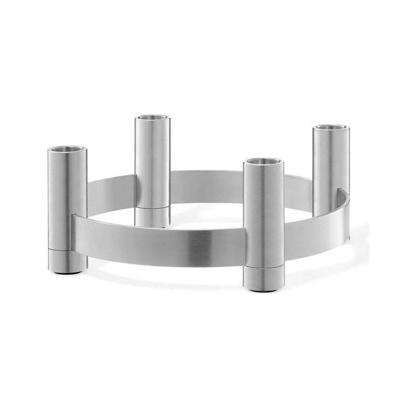 Zack Lumes Kanderlaar Voor 4 Kaarsen Rvs – Kanderlaar Van Zack In Zwart Roestvrij Staal