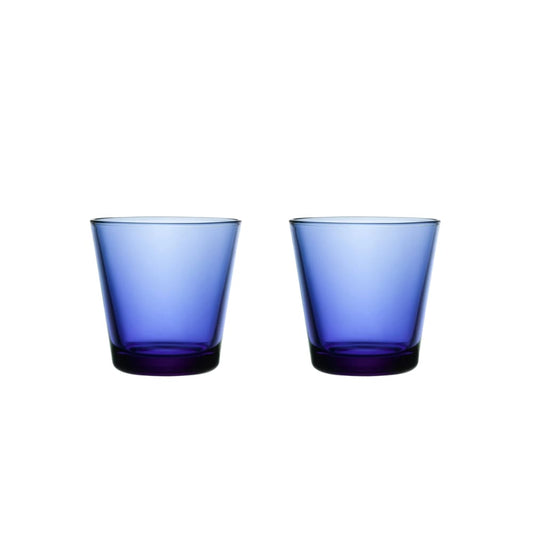 Iittala Kartio Waterglas Ultramarijnblauw 21 cl 2 Stuks