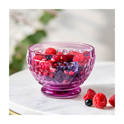 Villeroy & Boch Boston Coloured Dessertschaaltje Berry 4 Stuks – Schaal Van Villeroy-Boch In Wit Kristal Glas