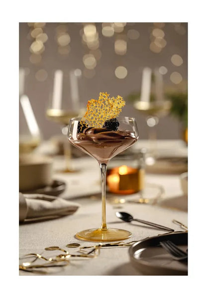 Leonardo Puccini Champagneglas Goud 350 ml 2 Stuks