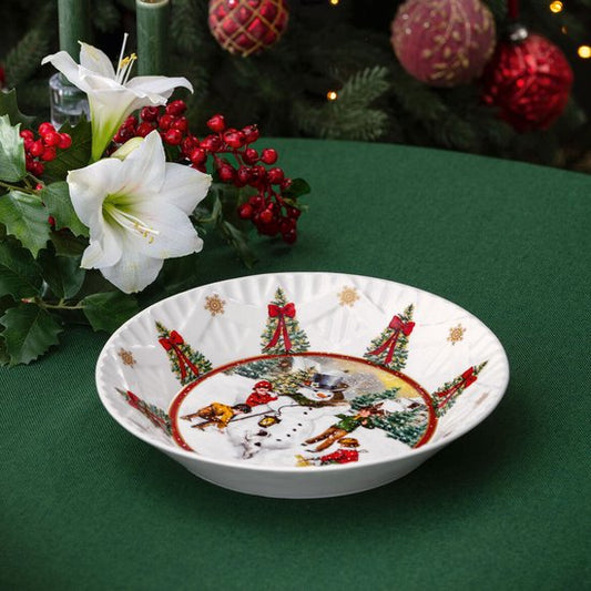 Villeroy & Boch Toy's Fantasy Schaal Sneeuwman 24 cm