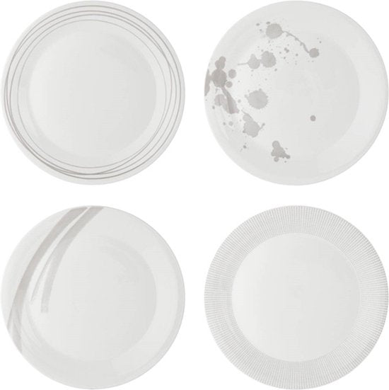 Royal Doulton Pacific Stone Dinerbord Set 28 cm 4 Stuks