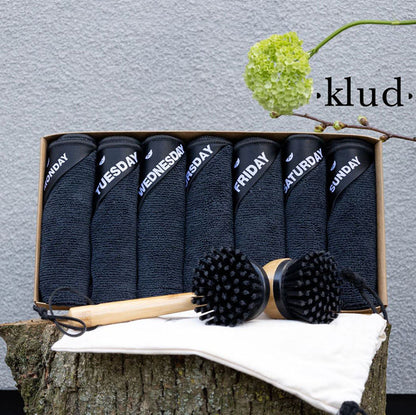 Klud Microvezel Vaatdoekjesset Zwart 7 Stuks