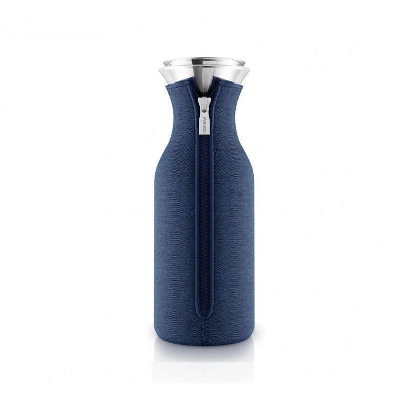 Eva Solo Fridge Karaf Inclusief Hoes Navy Blue 1 L – Karaf Van Eva-Solo In Helder Glas