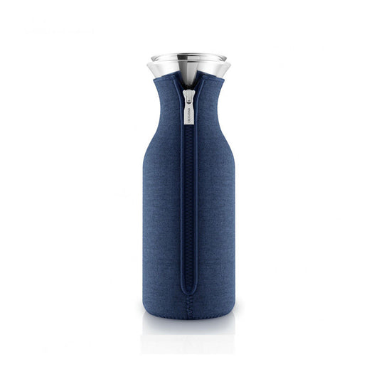Eva Solo Fridge Karaf Inclusief Hoes Navy Blue 1 L – Karaf Van Eva-Solo In Helder Glas
