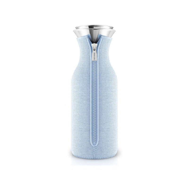 Eva Solo Fridge Karaf Inclusief Hoes Soft Blue 1 L – Karaf Van Eva-Solo In Helder Glas