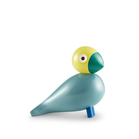 Kay Bojesen Songbird Sunshine Zeeblauw – Houten Decoratie Van Kay-Bojesen In Rood Hout