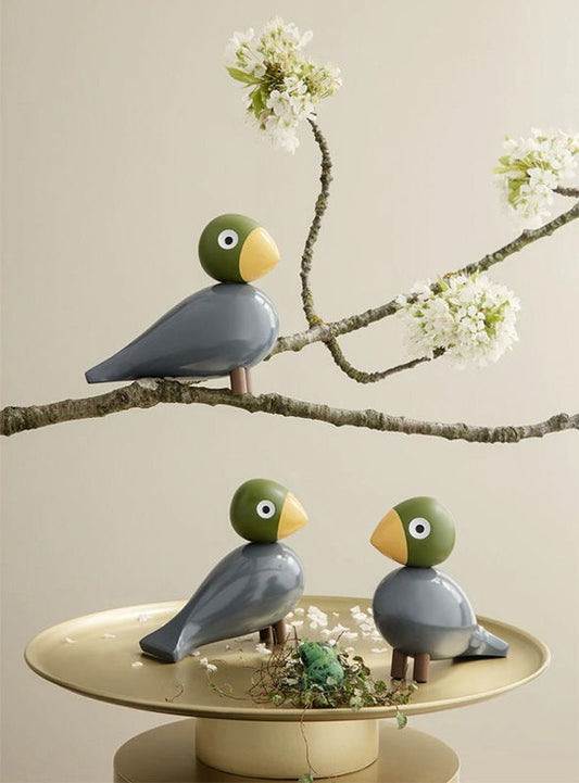 Kay Bojesen Songbird Nachtegaal Blauw