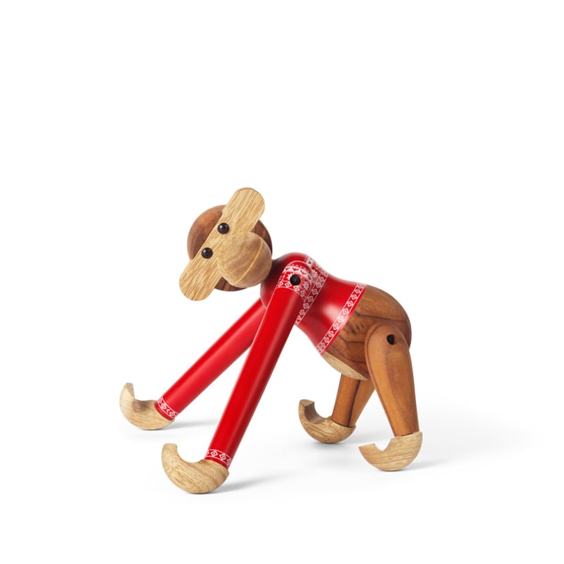 Kay Bojesen Kerstaap Rood Wit Gestreept Small