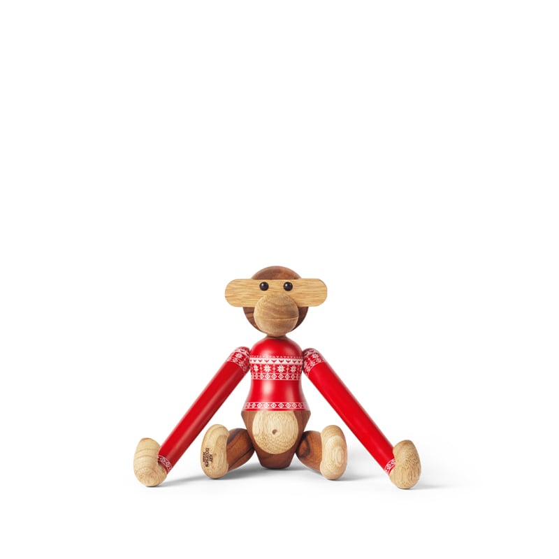 Kay Bojesen Kerstaap Rood Wit Gestreept Mini