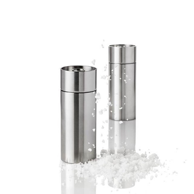 Stelton Cylinda Zoutmolen Rvs – Kruidenmolen Van Stelton In Rvs-Glanzend, Helder Roestvrij Staal