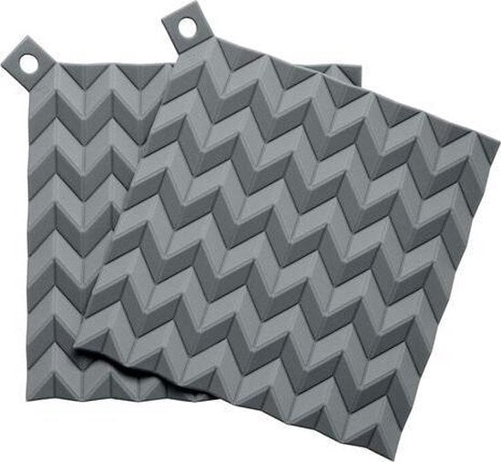 RigTig Hold-On Pannenlappen Grijs 2 Stuks