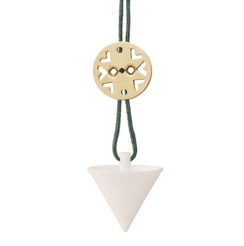 Stelton Nordic Ornament Kegel Keramiek – Kerstdecoratie Van Stelton In Rvs-Mat Keramiek