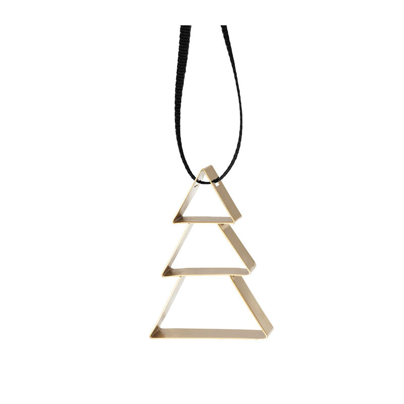 Stelton Figura Ornament Christmastree Brass-Coated Small