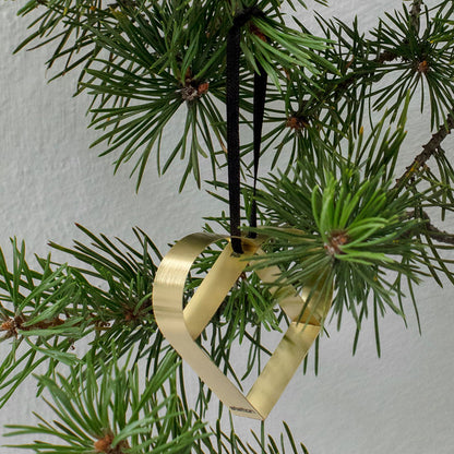 Stelton Figura Ornament Hart Goud Large – Kerstdecoratie Van Stelton In Rvs-Mat Roestvrij Staal