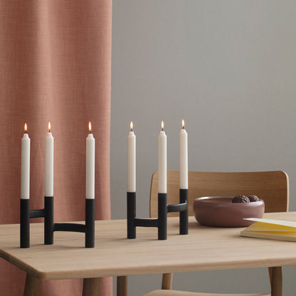 Stelton Ora Kaarsenstandaard Zwart