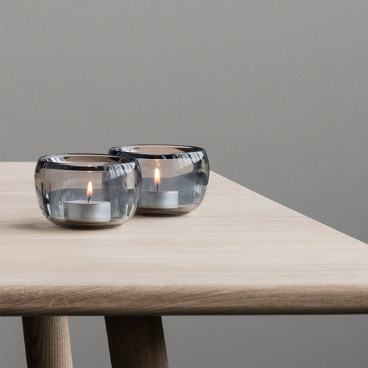 Stelton Ora Waxinelichthouder Smoke 2 Stuks