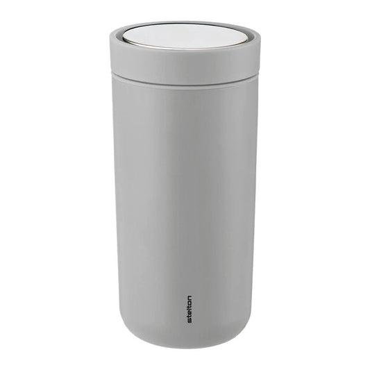 Stelton To Go CliCk Thermosbeker Licht Grijs 0,2 L