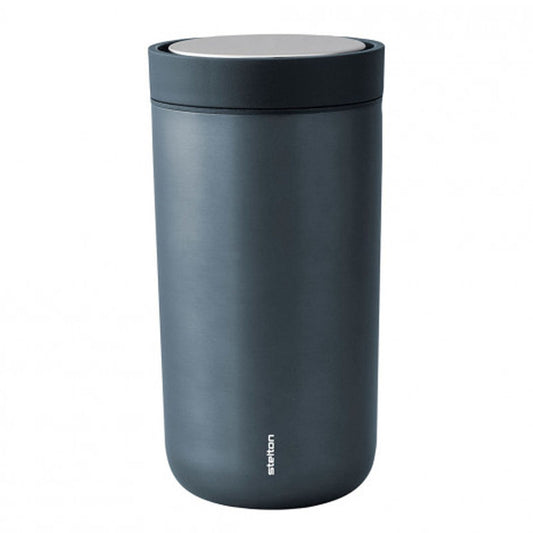 Stelton To Go Click Thermosbeker Blauw – Thermosbeker Van Stelton In Rvs-Mat Roestvrij Staal