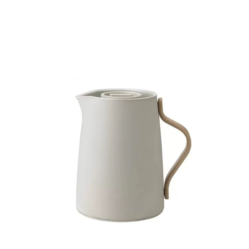 Stelton Emma Thermoskan Sand – Thermoskan Van Stelton In Rvs-Mat Kunststof