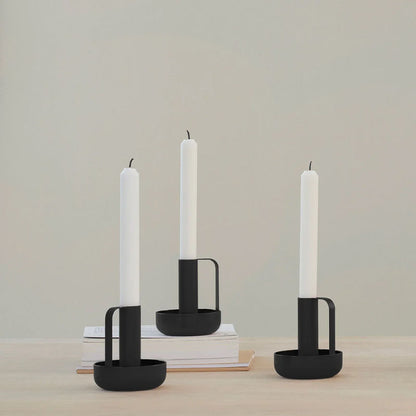 Stelton Ida Kaarsenstandaard Zwart