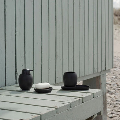 Stelton Fjord Tray Zwart – Badkameraccessoire Van Stelton In Rvs-Mat Keramiek