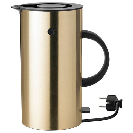 Stelton Em77 Waterkoker Brushed Brass 1,5 L – Waterkoker Van Stelton In Rvs-Mat Kunststof