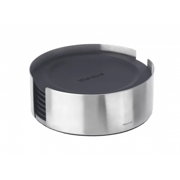 Blomus Lareto Glasnderzetter Zwart 6 Stuks