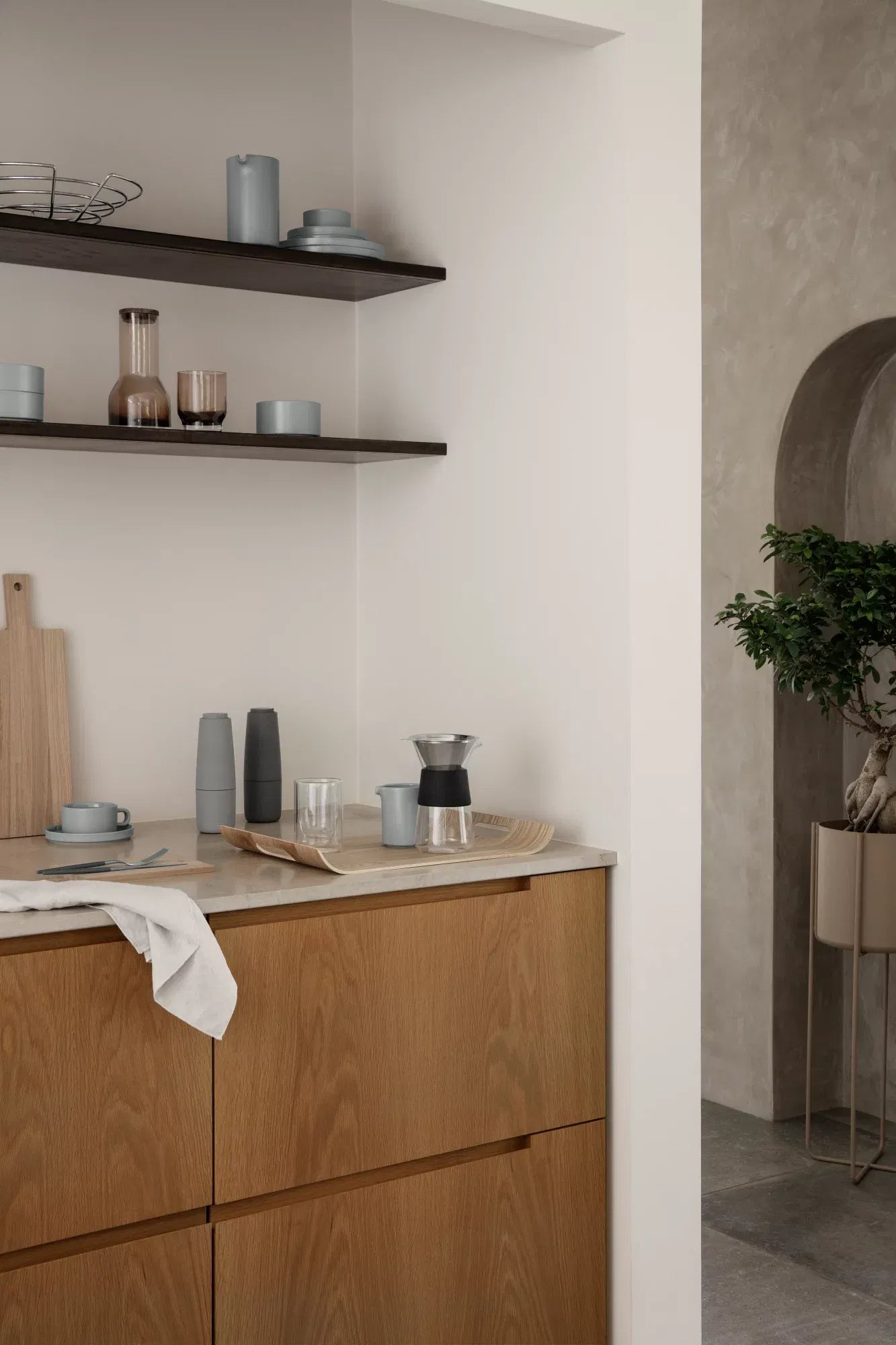 Blomus Salpi Zout- & Pepermolen Sharkskin Magnet