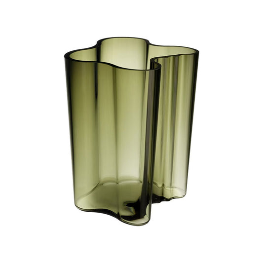 Iittala Alvar Aalto Vaas Mosgroen 18,1 Cm – Vaas Van Iittala In Meerkleurig Glas