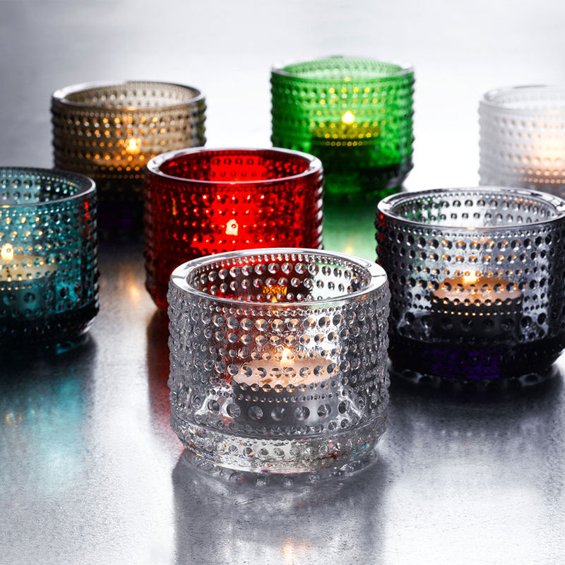 Iittala Kastehelmi Waxinelichthouder Grijs