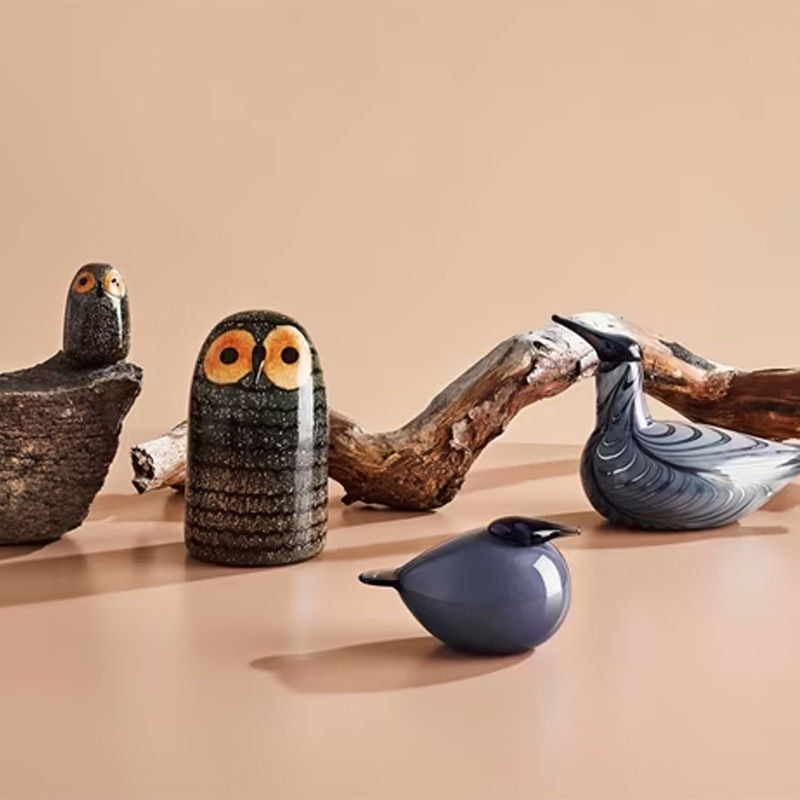 Iittala Birds By Toikka Kuulas Regenblauw – Woondecoratie Van Iittala In Meerkleurig Glas
