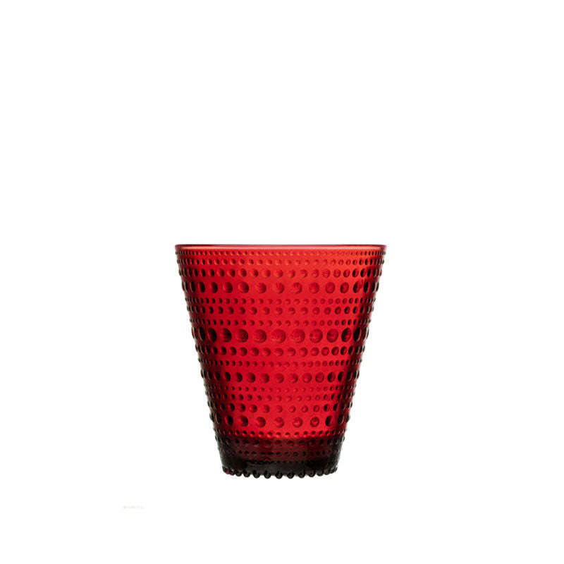 Iittala Kastehelmi Glas Cranberry 30 Cl 2 Stuks – Glas Van Iittala In Meerkleurig Glas