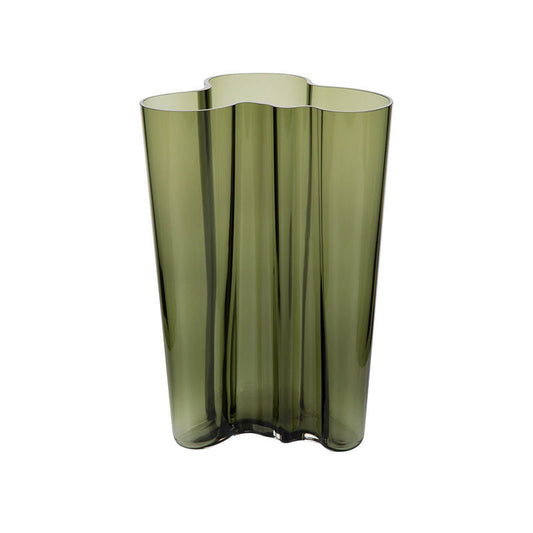 Iittala Alvar Aalto Vaas Mosgroen 25,1 cm