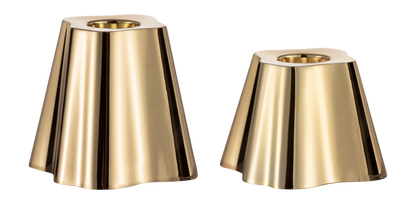 Iittala Aalto Kaarsenstandaard Set Messing