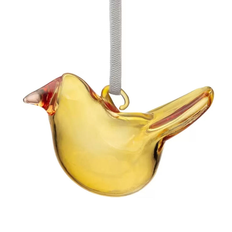 Iittala Birds By Toikka Glazen Mini Vogel Geel 3 Stuks