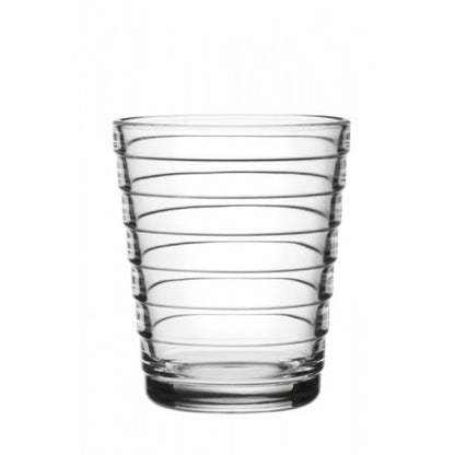 Iittala Aino Aalto Glas Helder 2 Stuks – Glas Van Iittala In Lichtgrijs Glas